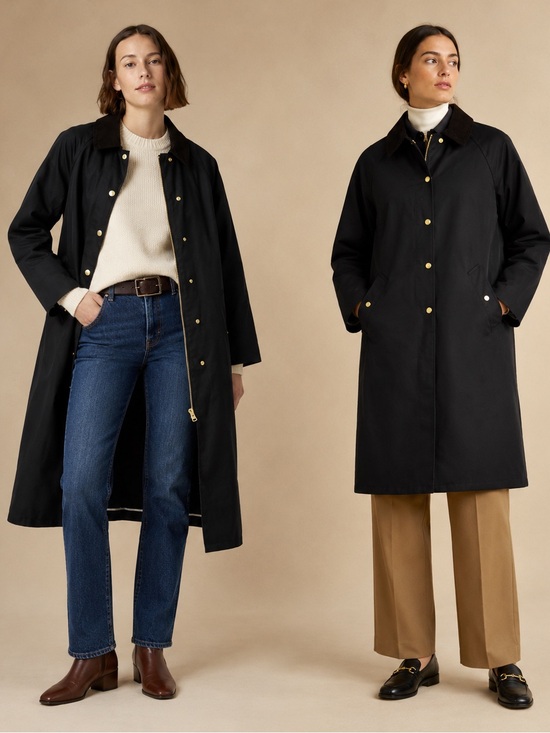 J. Crew Jackets & Blazers - J Crew Collection Long Waxed Barn Jacket Removable Vest Black NWT Size L